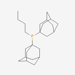 molecular formula C24H39P B1366389 二丁基-1-金刚烷基膦 CAS No. 321921-71-5