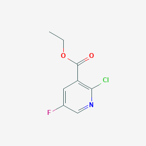 molecular formula C8H7ClFNO2 B1366396 2-氯-5-氟烟酸乙酯 CAS No. 139911-30-1