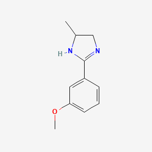 2-(3-Methoxyphenyl)-5-methyl-4,5-dihydroimidazole