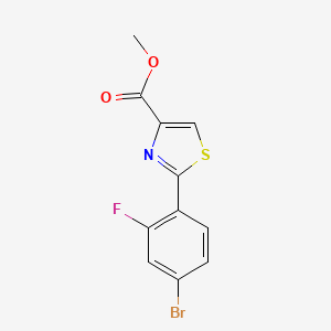 Methyl 2-(4-Bromo-2-fluorophenyl)thiazole-4-carboxylate