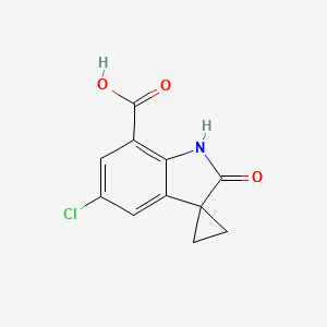 5'-Chloro-2'-oxospiro[cyclopropane-1,3'-indoline]-7'-carboxylic Acid