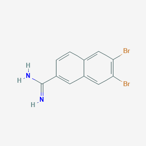 6,7-Dibromo-2-naphthimidamide