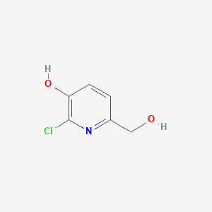 molecular formula C6H6ClNO2 B1366410 2-氯-6-(羟甲基)吡啶-3-醇 CAS No. 208519-41-9