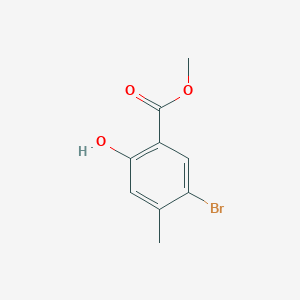 molecular formula C9H9BrO3 B1366412 5-溴-2-羟基-4-甲基苯甲酸甲酯 CAS No. 39503-57-6