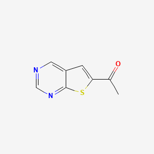 1-(Thieno[2,3-d]pyrimidin-6-yl)ethanone