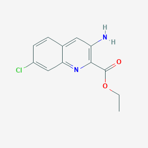 Ethyl 3-amino-7-chloroquinoline-2-carboxylate