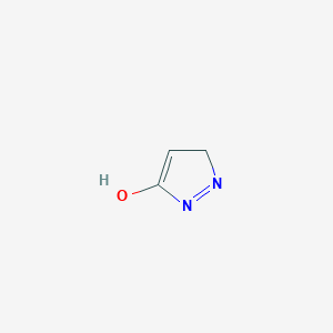 molecular formula C3H4N2O B13664187 3H-Pyrazol-5-ol 