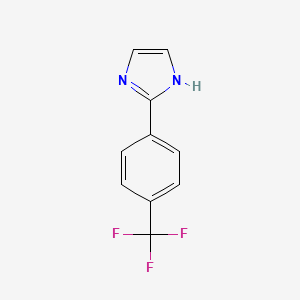 B1366427 2-(4-(Trifluoromethyl)phenyl)-1H-imidazole CAS No. 34898-30-1