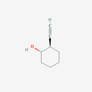 molecular formula C8H12O B1366430 (1S,2R)-2-ethynylcyclohexan-1-ol 
