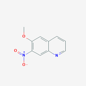 molecular formula C10H8N2O3 B13664327 6-Methoxy-7-nitroquinoline 