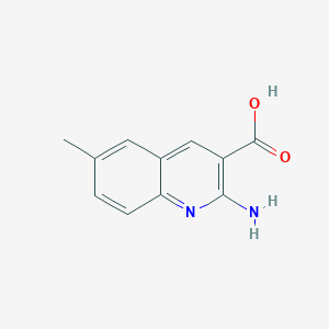 2-Amino-6-methylquinoline-3-carboxylic acid