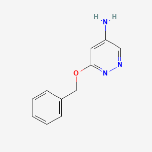 6-(Benzyloxy)pyridazin-4-amine