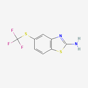 5-((Trifluoromethyl)thio)benzo[d]thiazol-2-amine