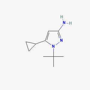 1-(tert-Butyl)-5-cyclopropyl-1H-pyrazol-3-amine