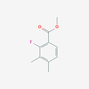 molecular formula C10H11FO2 B13664550 Methyl 2-fluoro-3,4-dimethylbenzoate 