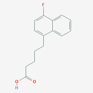 5-(4-Fluoro-1-naphthyl)pentanoic Acid