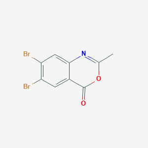 6,7-Dibromo-2-methyl-4H-benzo[d][1,3]oxazin-4-one