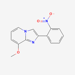 8-Methoxy-2-(2-nitrophenyl)imidazo[1,2-a]pyridine