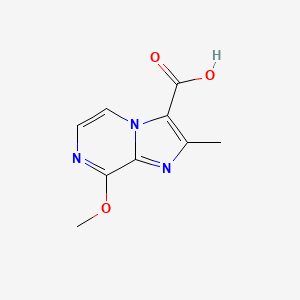 8-Methoxy-2-methylimidazo[1,2-a]pyrazine-3-carboxylic acid