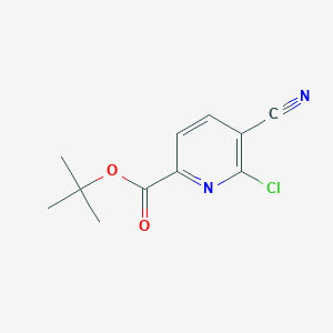 Tert-butyl 6-chloro-5-cyanopicolinate