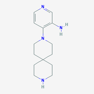 4-(3,9-Diazaspiro[5.5]undecan-3-yl)pyridin-3-amine