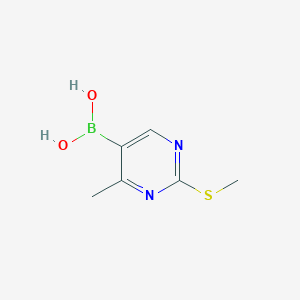 (4-Methyl-2-(methylthio)pyrimidin-5-yl)boronic acid