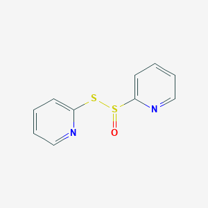 molecular formula C10H8N2OS2 B13664748 S-pyridin-2-yl Pyridine-2-sulfinothioate 