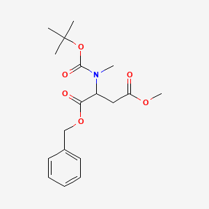 1-Benzyl 4-Methyl (S)-2-[Boc-(methyl)amino]succinate