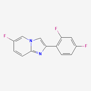 2-(2,4-Difluorophenyl)-6-fluoroimidazo[1,2-a]pyridine