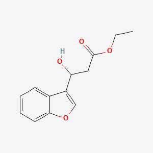 Ethyl 3-(3-Benzofuryl)-3-hydroxypropanoate