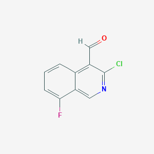 3-Chloro-8-fluoroisoquinoline-4-carbaldehyde