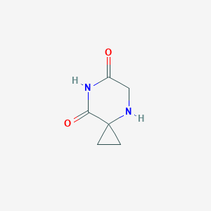 molecular formula C6H8N2O2 B13664792 4,7-Diazaspiro[2.5]octane-6,8-dione CAS No. 741288-83-5