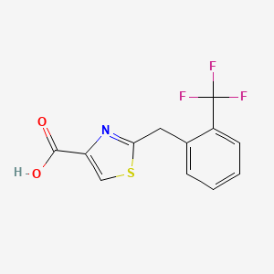 2-[2-(Trifluoromethyl)benzyl]thiazole-4-carboxylic Acid