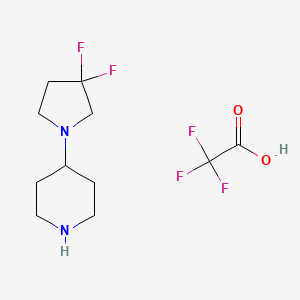 4-(3,3-Difluoropyrrolidin-1-yl)piperidine 2,2,2-trifluoroacetate