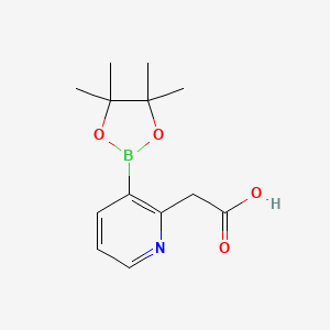 2-(3-(4,4,5,5-Tetramethyl-1,3,2-dioxaborolan-2-yl)pyridin-2-yl)acetic acid