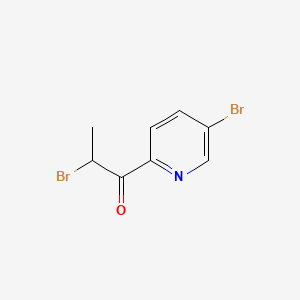 2-Bromo-1-(5-bromo-2-pyridyl)-1-propanone