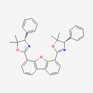 4,6-Bis((S)-5,5-dimethyl-4-phenyl-4,5-dihydrooxazol-2-yl)dibenzo[b,d]furan