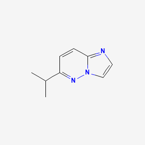 molecular formula C9H11N3 B13664860 6-Isopropylimidazo[1,2-b]pyridazine 