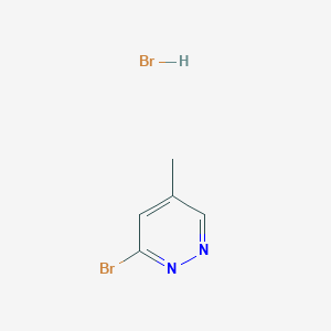 molecular formula C5H6Br2N2 B13664890 3-Bromo-5-methylpyridazine hydrobromide 