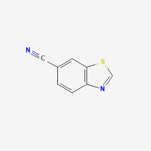 molecular formula C8H4N2S B1366490 6-氰基苯并噻唑 CAS No. 58249-61-9
