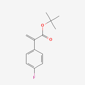 tert-Butyl 2-(4-fluorophenyl)acrylate