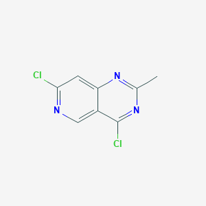 molecular formula C8H5Cl2N3 B13664912 4,7-Dichloro-2-methylpyrido[4,3-d]pyrimidine 