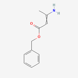 molecular formula C11H13NO2 B13664947 Benzyl (Z)-3-Amino-2-butenoate 