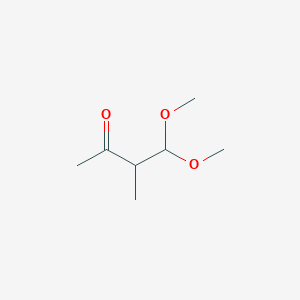 molecular formula C7H14O3 B1366512 4,4-Dimethoxy-3-methylbutan-2-one CAS No. 36075-03-3
