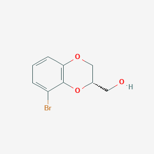 (S)-(8-bromo-2,3-dihydrobenzo[b][1,4]dioxin-2-yl)methanol