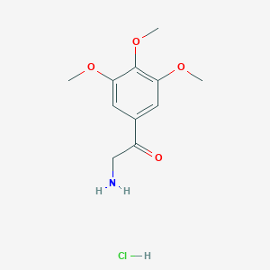 2-Amino-1-(3,4,5-trimethoxyphenyl)ethanone hydrochloride