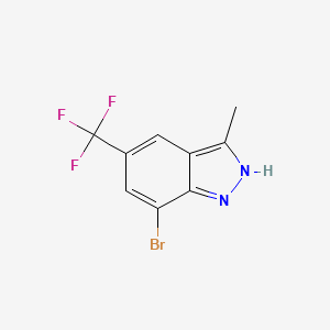 7-Bromo-3-methyl-5-(trifluoromethyl)-1H-indazole