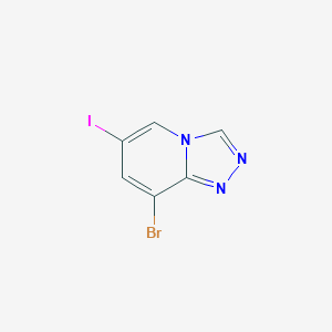 8-Bromo-6-iodo-[1,2,4]triazolo[4,3-a]pyridine