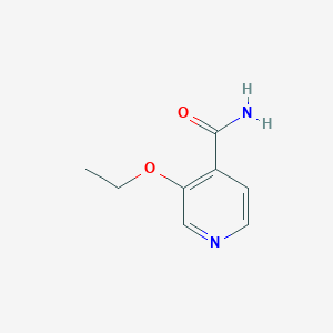 molecular formula C8H10N2O2 B13665169 3-Ethoxyisonicotinamide 