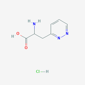 2-Amino-3-(pyridazin-3-yl)propanoic acid hydrochloride